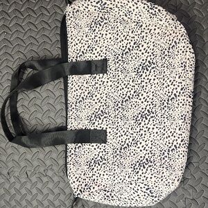 Stylish Black and Cream Women's Tote Bag​